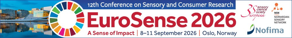 16th European Conference on Sensory and Consumer Research, Oslo, Norway